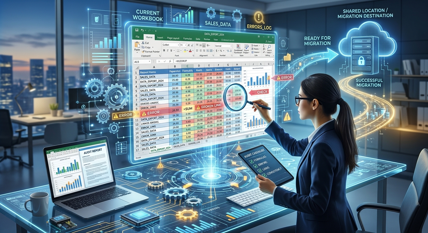 Auditing an Excel Workbook Before Sharing or Migration